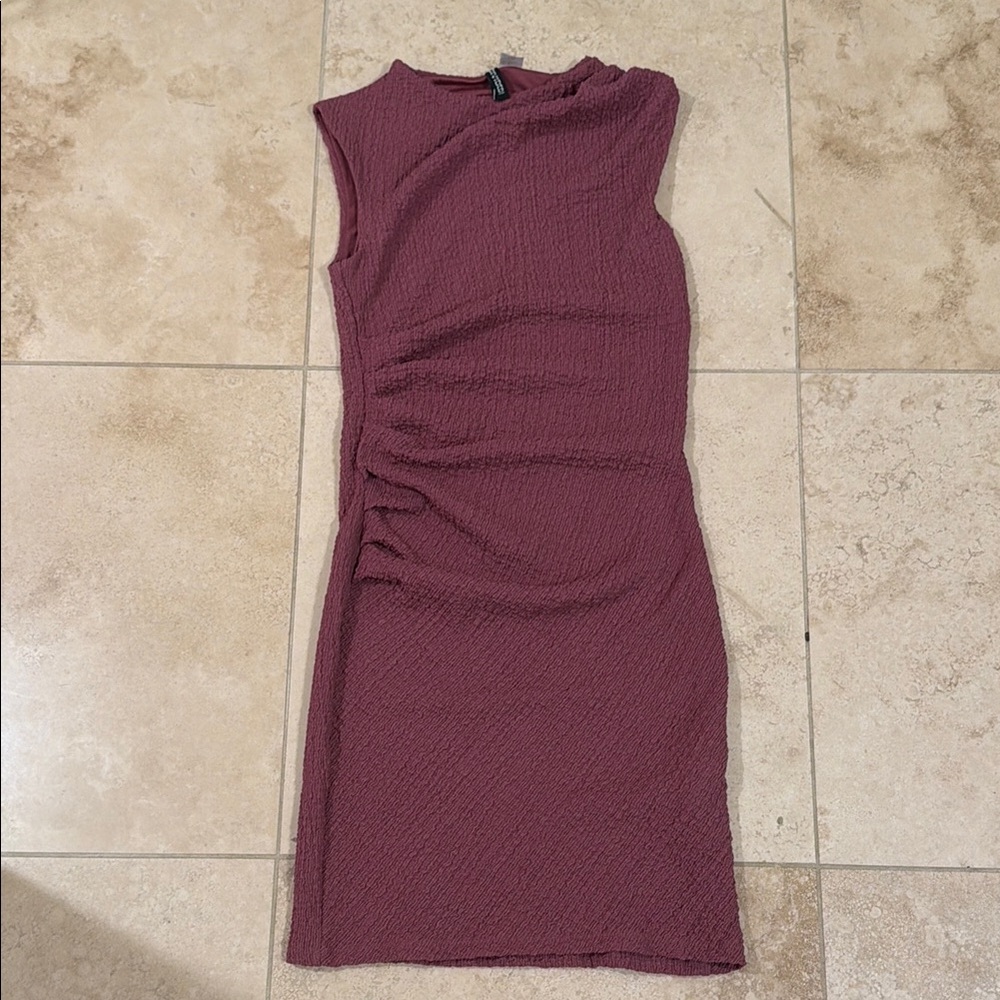 Sleeveless Ruched Sheath Dress